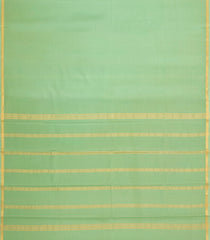 Mint Green Woven Mysore Silk Saree With Floral Piping Border-MS3776