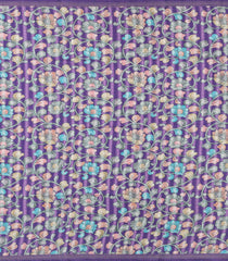 Mauve Printed Synthetic Kotha Silk Saree With Zari Border-SY0533