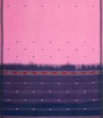 Bubblegum Pink Woven Kadappa Cotton Saree With Buttas-KN0727