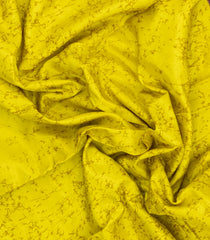 Yellow Printed Synthetic Dupion Saree With Contrast Border-SY0277