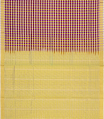 Multi Colour Handloom Silk Cotton Saree With Checks-SC4388