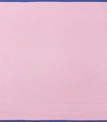 Baby Pink Handloom Bengal Cotton Saree With Floral Buttas-BG1690