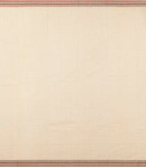 Cream Handloom Kanchi Cotton Saree With Diamond Buttas-KC1753