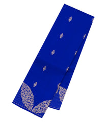 Blue Woven Pure Silk Saree With Zari Buttas-EC2570