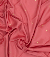 Peach Woven Mysore Silk Saree With Buttas & Contrast Border-MS3622