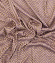 Lavander Woven Mysore Silk Saree With Chevron Stripes-MS3513