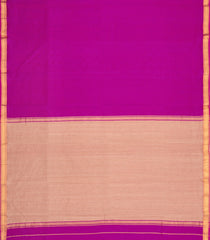 Pink Handloom Maheswari Silk Cotton Saree With Zari Border-SC4933