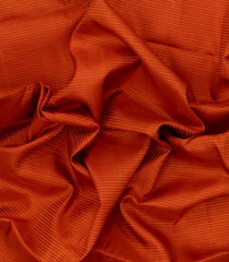 Red Handloom Soft Silk Saree With Stripes & Zari Border-SO4607