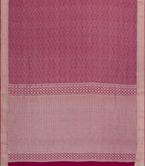 Magenta Woven Mysore Silk Saree With Abstract Motifs-MS3443