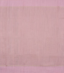 Dusty Pink Printed Synthetic Dupion Saree With Stripes-BL6062