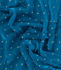 Sky Blue Woven Synthetic Blended Tissue Saree With Embroidered Motifs-EN2029