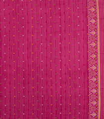 Peach Woven Art Dupion Saree With Tie & Dye Motifs & Zari Border-BL5871
