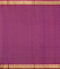 Dark Blue Handloom Soft Silk Cotton Saree With Zari Stripes-SC4309