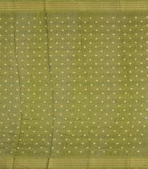 Olive Green Printed Synthetic Dola Silk Saree With Zari Motifs & Border -SY0358