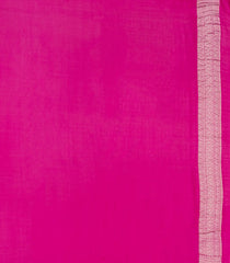 BubbleGum Pink Woven Mysore Silk Saree With Floral Vine Motifs-MS3400