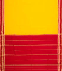 Yellow Woven Mysore Silk Saree With Contrast Zari Border-MS3838