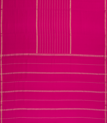 Pink Woven Mysore Silk Saree With Pure Zari Stripes-MS3296