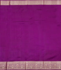Magenta Woven Banarasi Chiniya Silk Saree With Buttas-BE1748