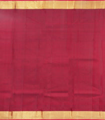 Maroon Handloom Kanchipuram Silk Saree With Zari Motifs-KA15687