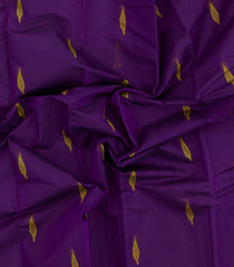 Purple Woven Rasipuram Cotton Sari With Buttas-RA2608