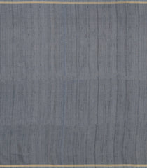 Taupe Woven Synthetic Manipur Silk Saree With Grey Printed Bird Motifs-BL4956