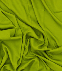 Neon Green Woven Mysore Silk Saree With Contrast Border-MS3290
