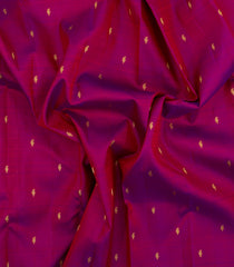 Magenta Handloom Kanchipuram Silk Saree With Mango Buttas-KA15111