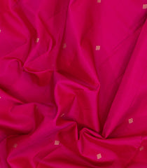 Hot Pink Woven Pure Silk Saree With Zari Buttas-KA15626