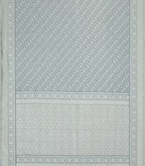 Grey Woven Art Dupion Saree With Floral Zari Motifs-BL5912