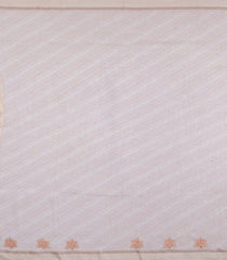Multicolor Handloom Linen Saree With Embroidered Floral Motifs-LI0766