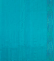 Cyan Handloom Soft Silk Saree With Meena Floral Motifs-SO4569