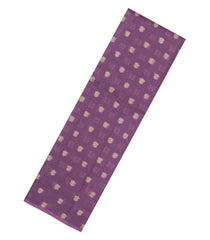 Lilac Woven Tussar Silk Saree With Floral Buttas-TU3432