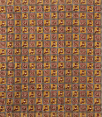 Peach Handloom Dupion Silk Saree With Printed Pallu-DS0558