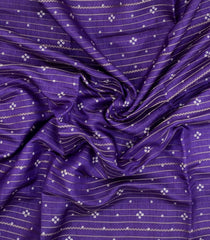 Purple Printed Synthetic Dola Silk Saree With Zari Stripes-BL5710