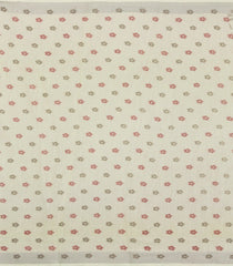 Off White Printed Synthetics Linen Saree With Floral Motifs-BL5238