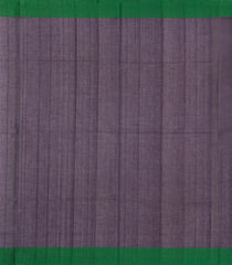 Dark Purple Handloom Village Cotton Saree With Buttas-VC1634