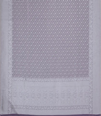 Lilac Woven Art Dupion Saree With Floral Vine Motifs-BL5945
