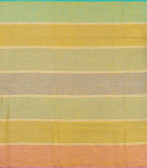 Multi Colour Handloom Linen Saree With Stripes-LI0738