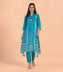 Aqua Blue Co-ord Set-CO5019