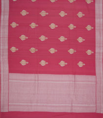 Pink Handwoven Benares Silk Saree