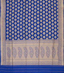 Blue Handwoven Benares Silk Saree