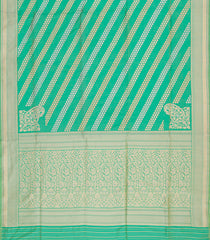 Teal Handwoven Benares Silk Saree