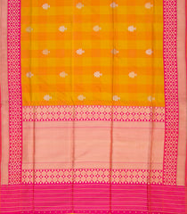 Yellow Handwoven Benares Silk Saree