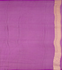 Pink Banarasi Khaddi Georgette Saree With Kamalam Motifs-Pink