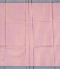 Dusty Pink Handloom Banarasi Silk Saree With Dotted Stripes-Dusty Pink