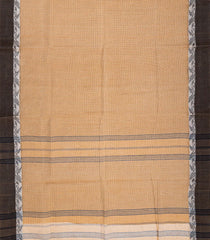 Turquoise Bengal Cotton Saree With Checks-Turquoise