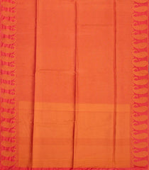 Peach Woven Blended Soft Silk Saree With Mango Motifs-Peach