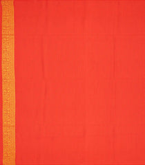 Red Woven Blended Dupion Saree With Droplet Motifs-Red