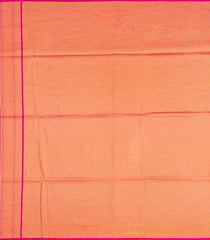 Maroon Woven Blended Cotton Saree With Contrast Border-Maroon