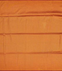 Peach Woven Blended Cotton Saree With Contrast Border-Peach